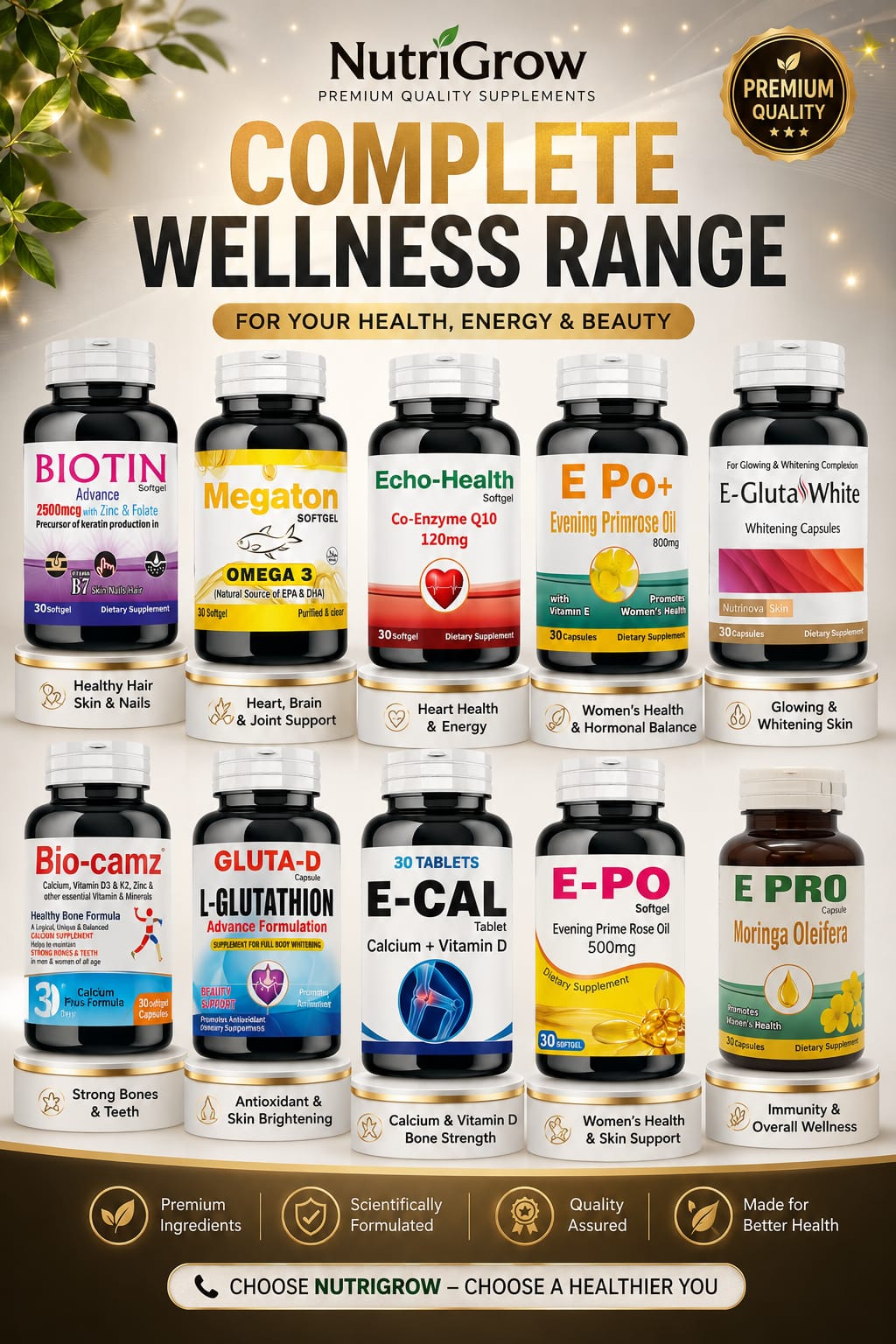 Etihad Pharma Complete Wellness Range 🌿✨ (10 products)