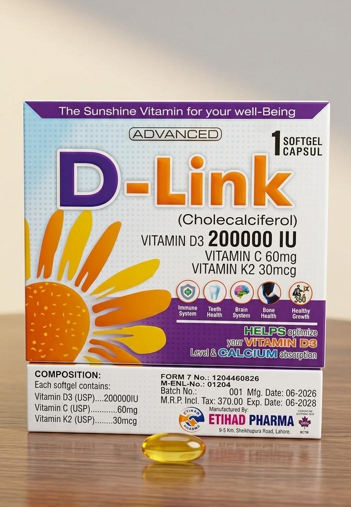 D-Link Vitamin D3 200,000 IU — 10 + 2 FREE Bundle Offer