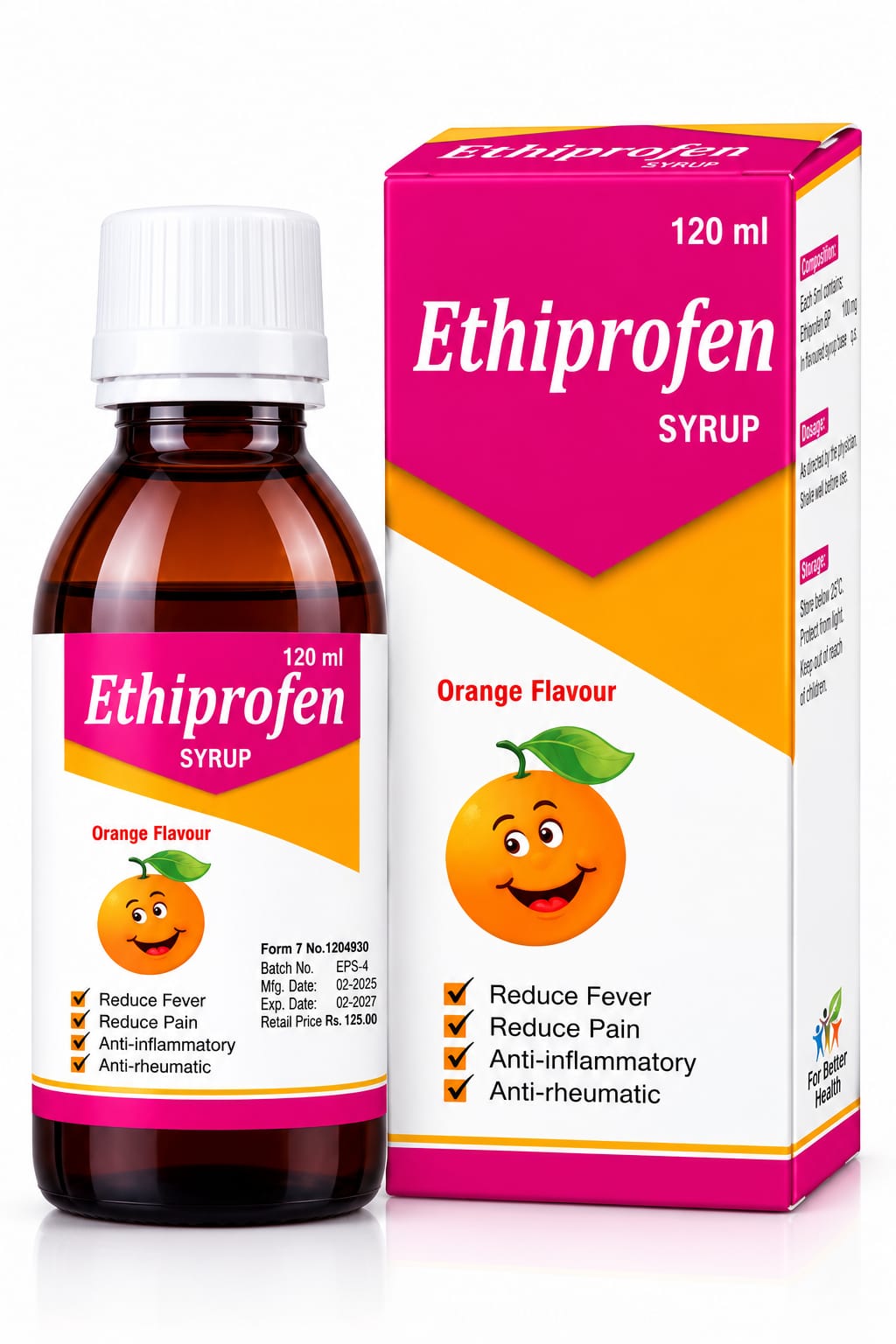Ethiprofen (Fever Syrup)
